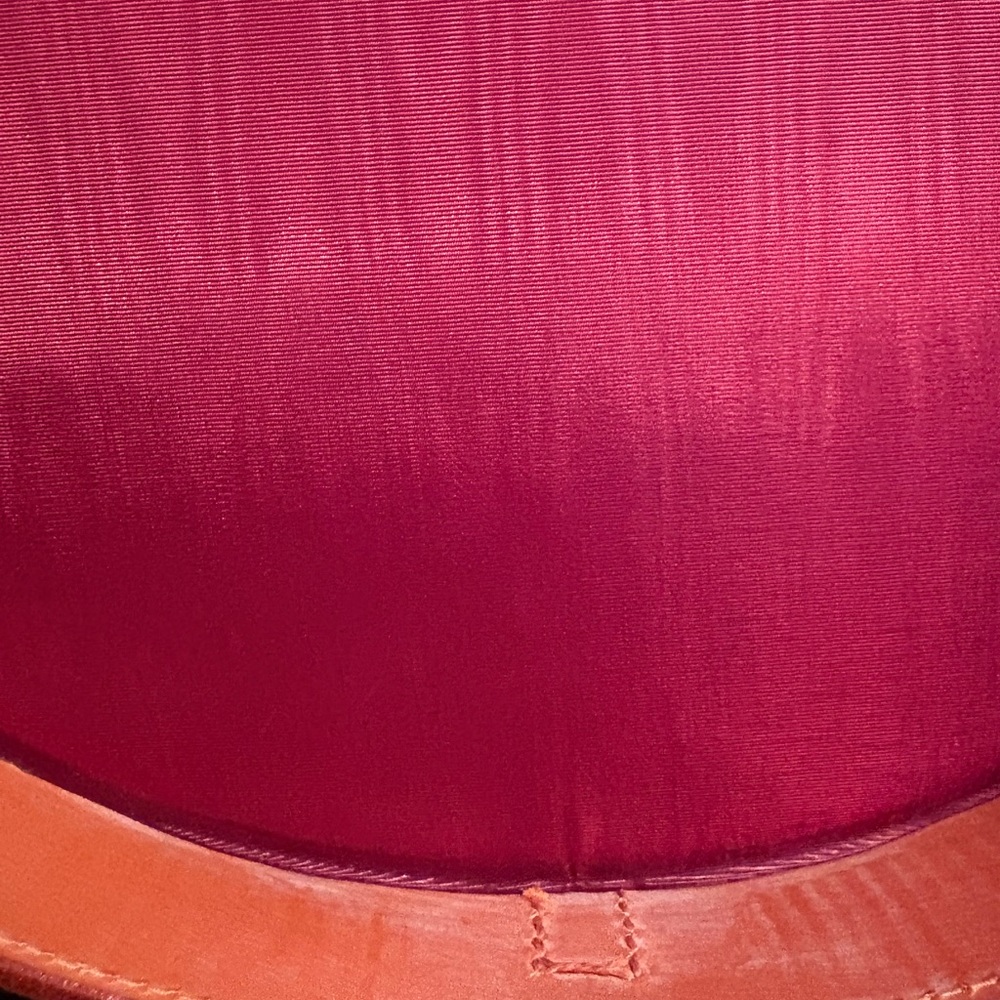 Cognac Leather Rounded Storage Box - Picture 8 of 10